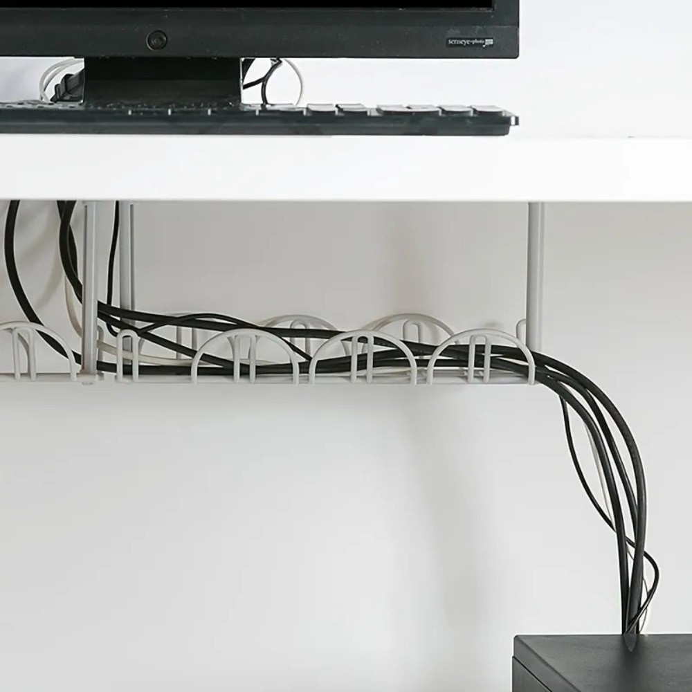 Cable Tray Under Desk - Organizzatore per Cavi Sotto Scrivania, Portacavi
