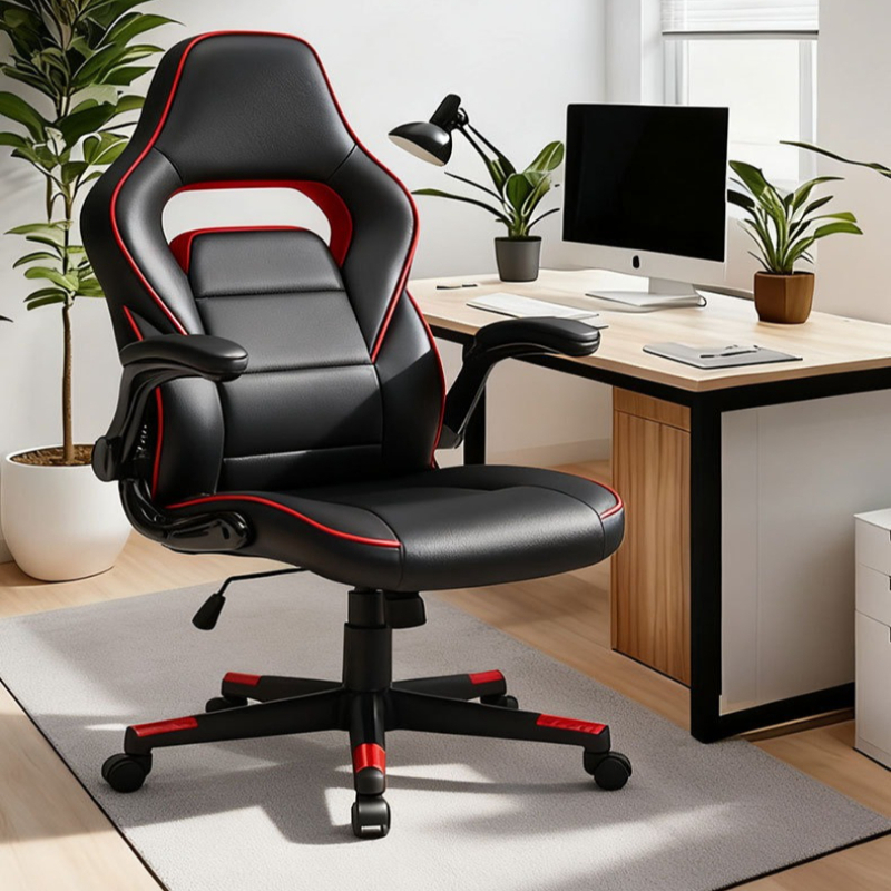 Office Furniture Zone - Sedia da Gaming con Schienale Cavo,