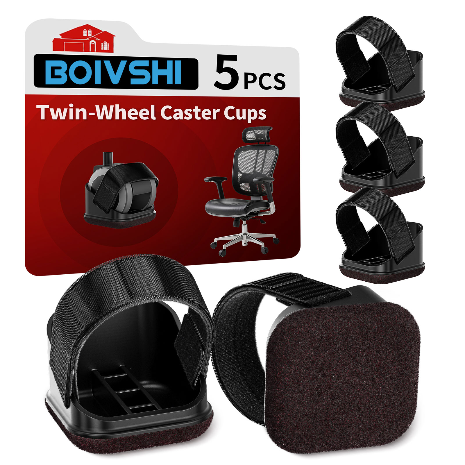 Office Furniture Heaven - 5 Pezzi Protezioni per Gambe di