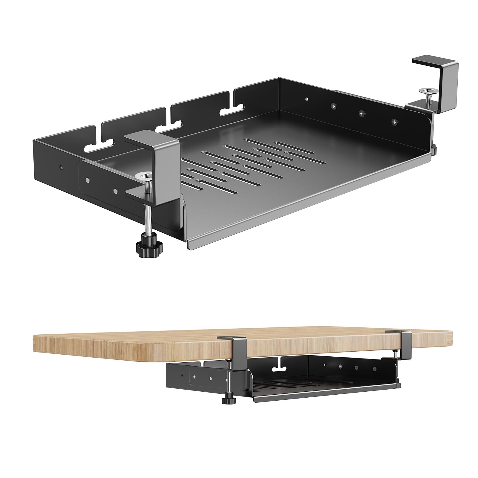 Cable Tray Under Desk - Supporto per Laptop Sotto Scrivania Senza