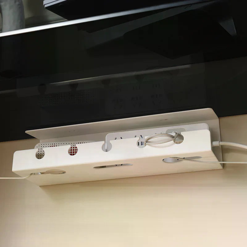Cable Tray Under Desk - Organizzatore Cavi Sotto Scrivania con Morsetto,