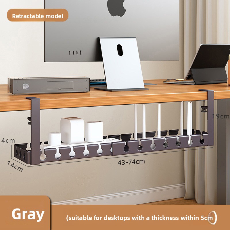Organizzatore di cavi retratti - Cable Tray Under Desk recensione e prezzo