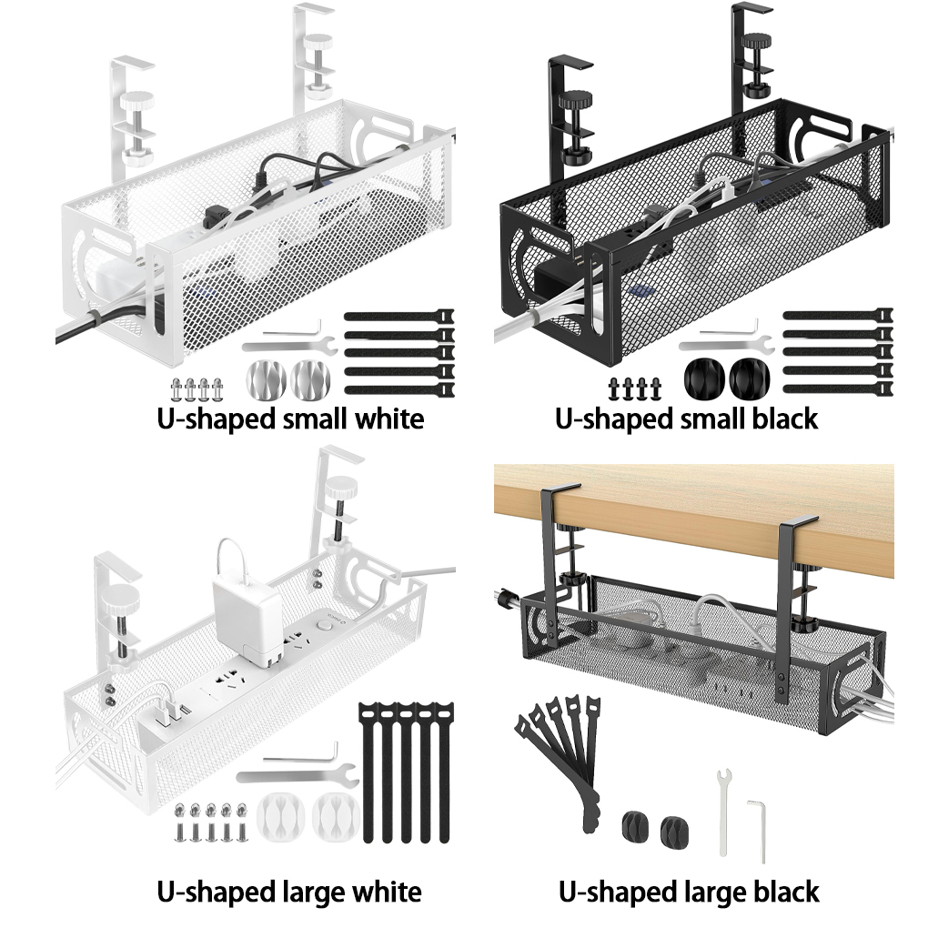 Nuova gestione portatile sotto - Cable Tray Under Desk recensione e prezzo