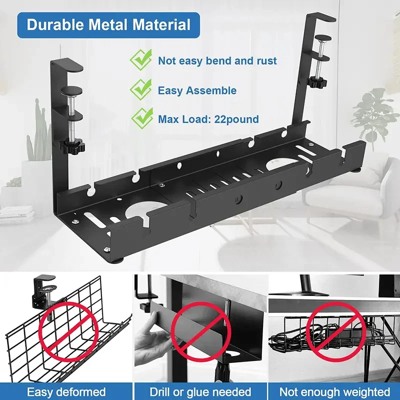 Organizzatore Cavi Telescopico - Cable Tray Under Desk recensione e prezzo
